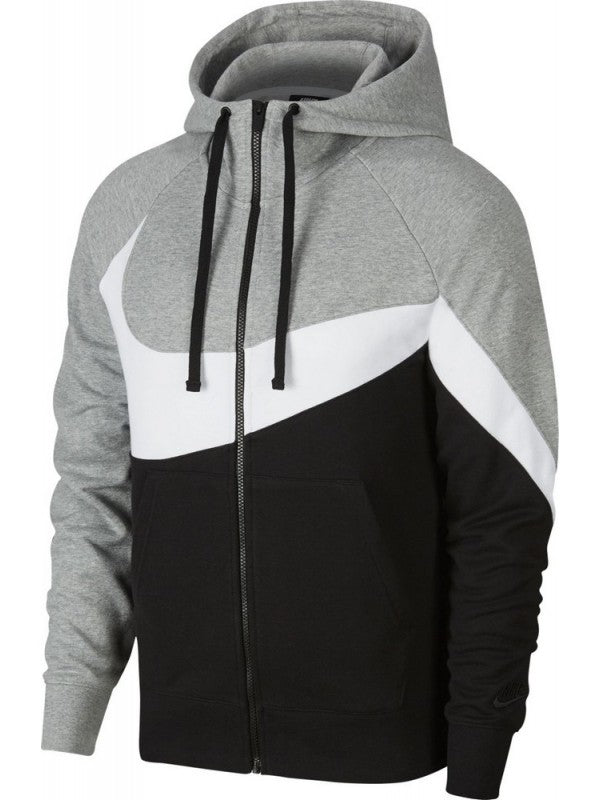 Nike hbr hoodie fz grey