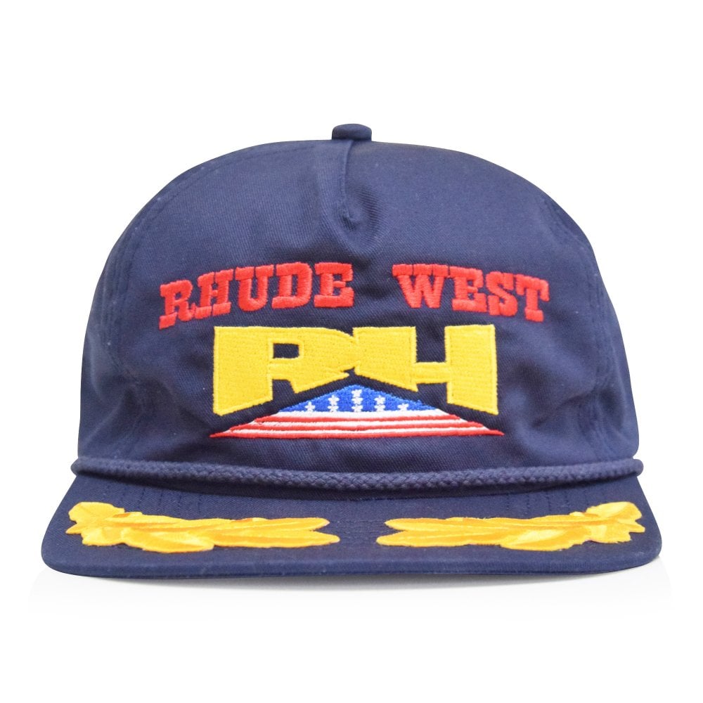 RHUDE Navy Wild West Baseball Cap