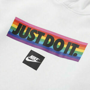 Nike betrue pullover hoodie white multi
