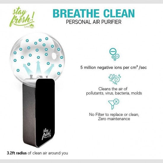 UV Care Stay Fresh Breathe Clean Portable Air Purifier