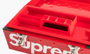 Supreme Diamond Plate Tool Box Red