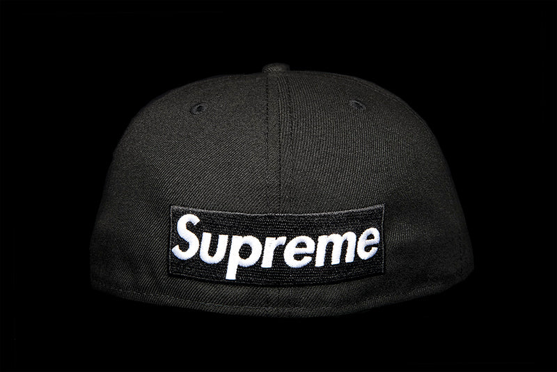 Supreme reverse box logo new era black Clearance