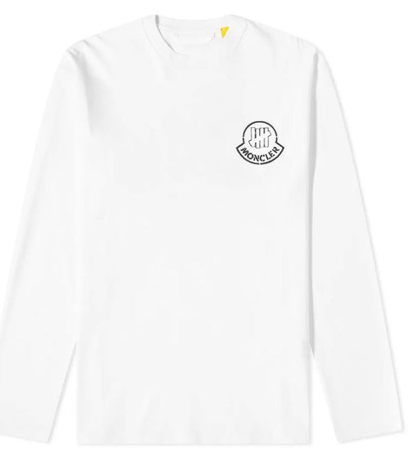 Moncler genius 2 1952 X Undefeated long sleeve white tshirt