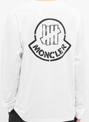 Moncler genius 2 1952 X Undefeated long sleeve white tshirt